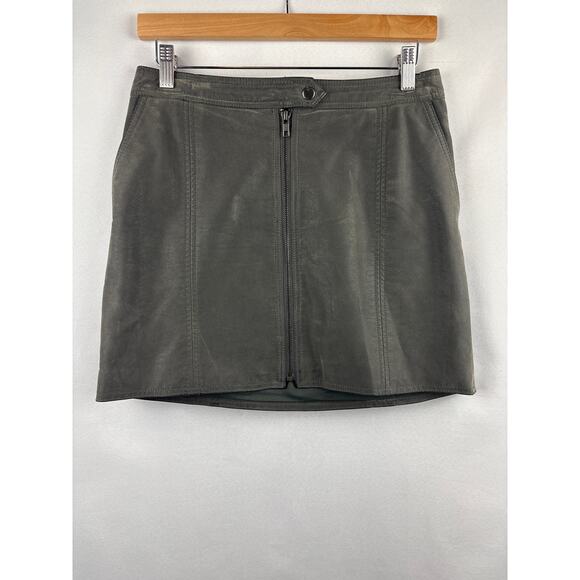 Free People Dresses & Skirts - Women’s Free People Size 6 Heather Grey Faux Suede